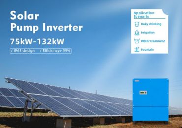 Inverter per pompa solare da 132 kW per l'irrigazione di grandi superfici agricole