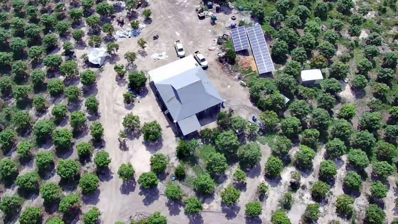 Progetto di irrigazione con pompa solare in Cambogia di Jntech