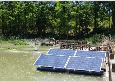 Sistema di aerazione solare da 750 W a Hefei