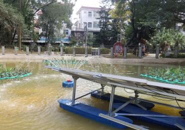 Sistema di aerazione solare da 750 W a Shenzhen