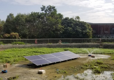 Sistema di aerazione solare da 550 W a Shenzhen