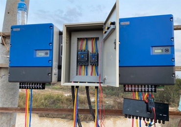 Sistema di pompaggio solare da 37 kW in Cambogia
