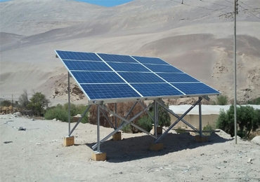 Sistema di pompa solare da 4 kW ad Arica, Cile