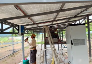 Sistema di pompaggio di accumulo di energia da 4 kW/31,2 kWh in Laos