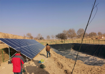 Sistema di pompaggio solare da 5,5 kW e 15 kW nello Shaanxi
