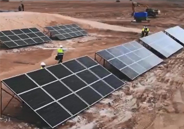 Sistema di pompaggio solare da 30 kW in Algeria