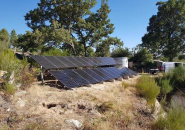 Sistema di pompaggio solare da 1,1 kW e 1,5 kW in Portogallo