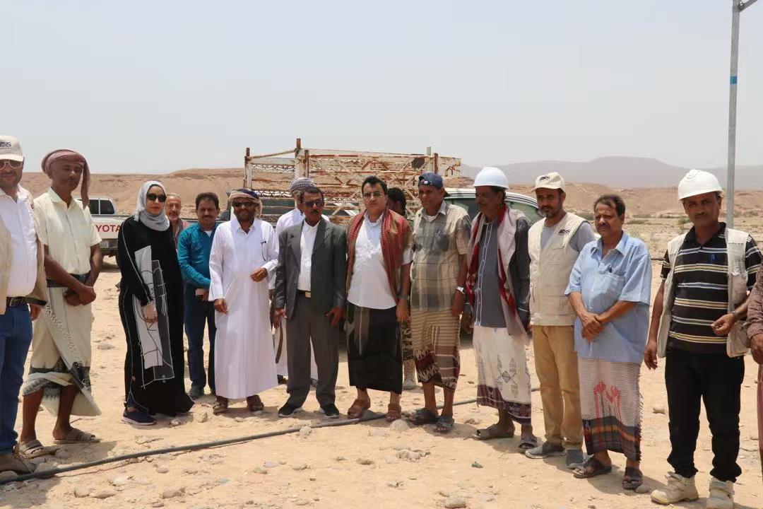 Installazioni solari per pozzi d'acqua da 55 kW e 45 kW nel governatorato di Mahrah, Yemen, 18 settembre 2024