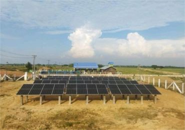 Sistema di pompaggio solare da 30 kW in Myanmar