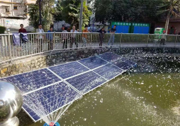 Sistema di aerazione solare da 750 W a Shenzhen